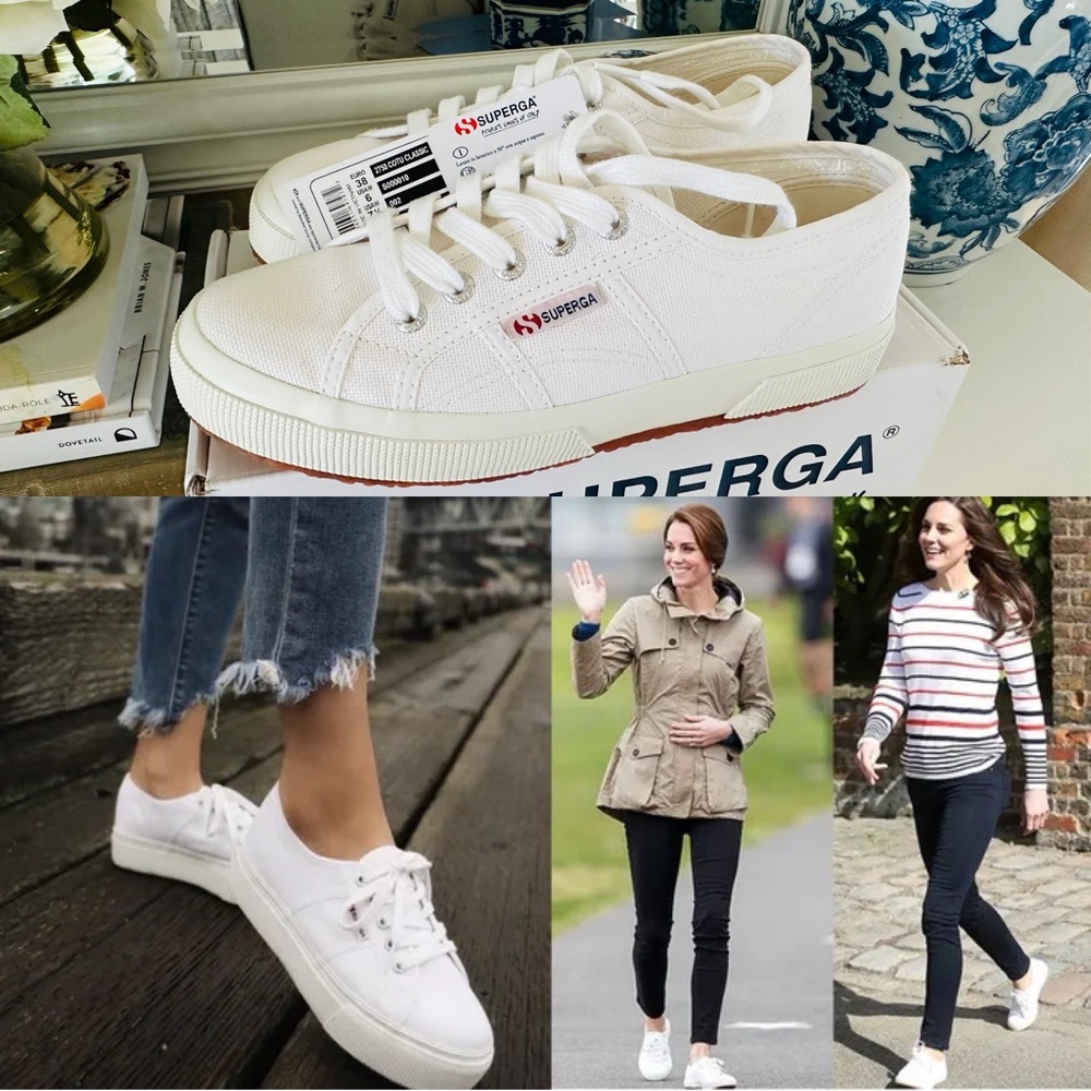 NWT Superga 2750 Cotu Classic White Sneakers US Women’s 7.5 /EU 38